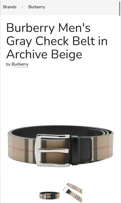Vand curea Burberry