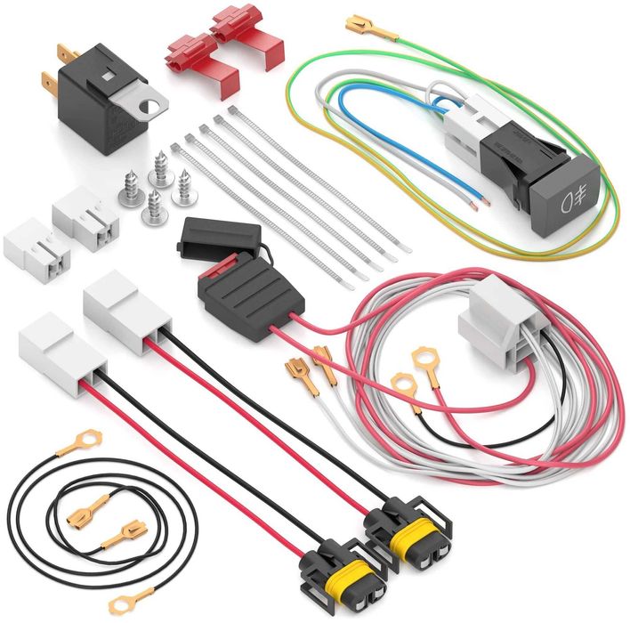 Проводка для подключения противотуманных фар Газель Бизнес (комплект)