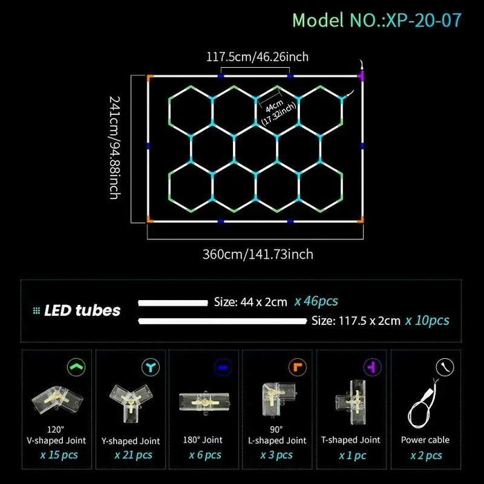 Осветление за гараж голяма LED Лед лампа за магазин фризьорски салон