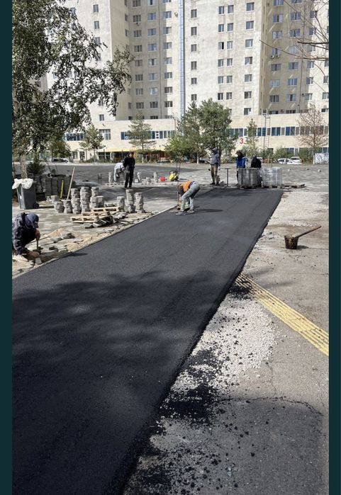 Асфальт, Асфальтирование Алматы
