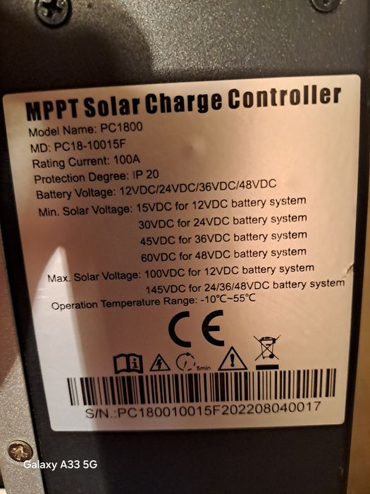 Mppt 100a must контролер зарядно соларни системи