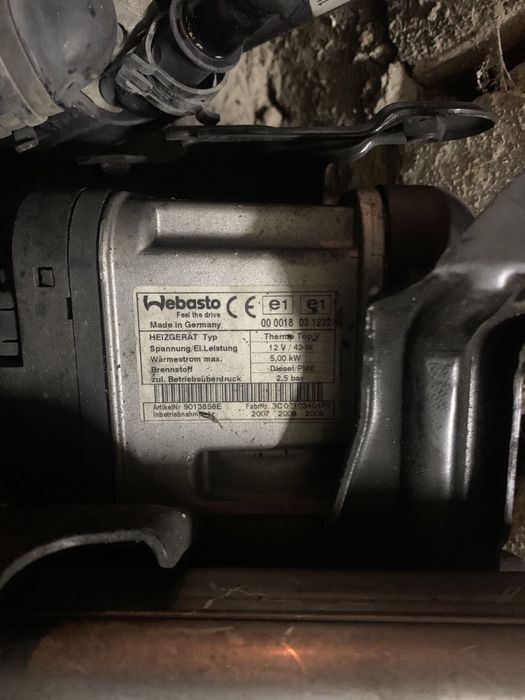 WEBASTO Thermo top V Pasat Touran