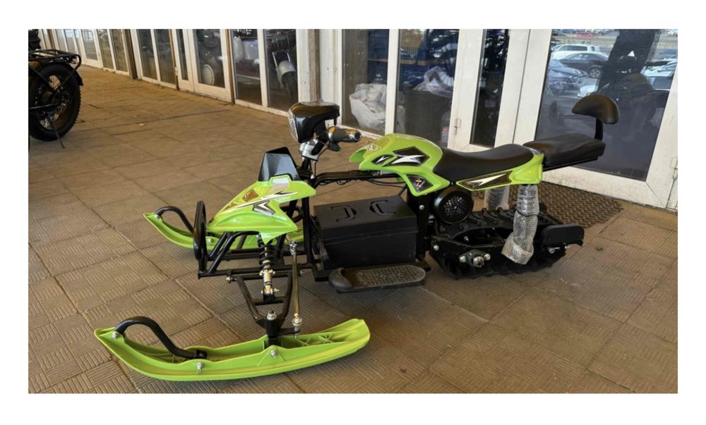 Электрический снегоход с матором