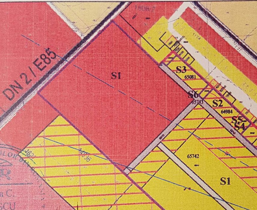 Teren intravilan mun Buzau 0,30ha+0,50ha+0,75+1,30ha cu 15m-30m la E85