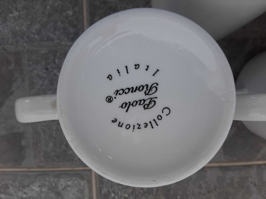 Чаши за чай кафе керамични – цветни 2бр., бели 6бр.