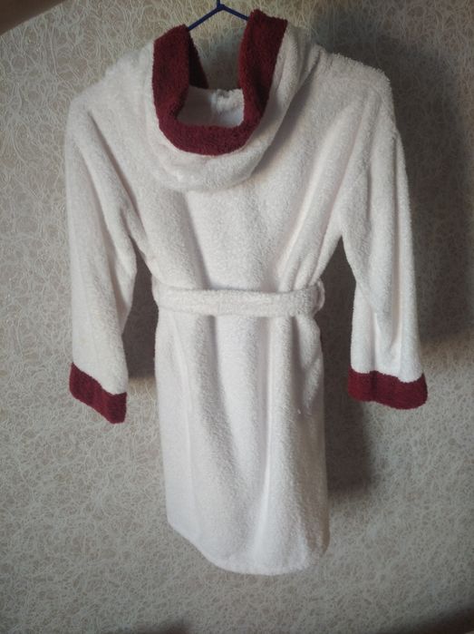 Махровый белый  халат