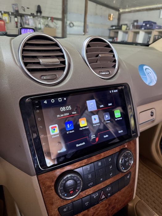 Navigatie Android Mercedes ML W164   Carplay Wi-Fi Android Auto Camera