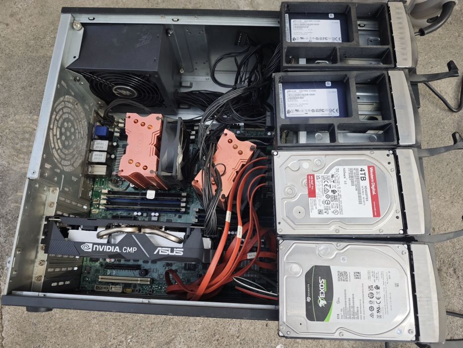 Сервер xeon E5-2689, 128Gb ОЗУ