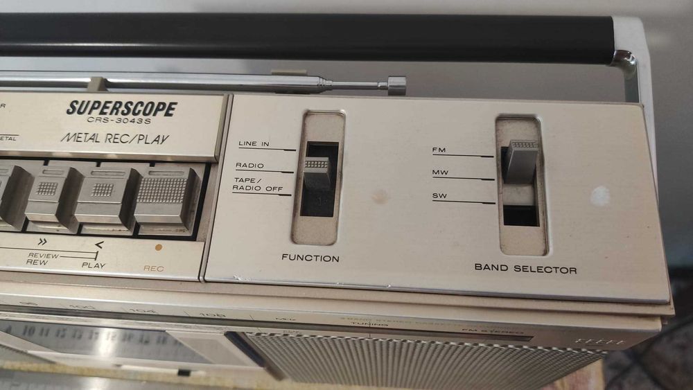 SUPERSCOPE CRS-3043S /// boombox /// ghetto blaster