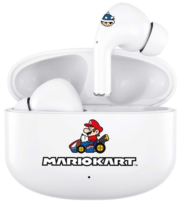 Casti earpods Mario Kart True Wireless Sound Bluetooth TWS cu carcasa