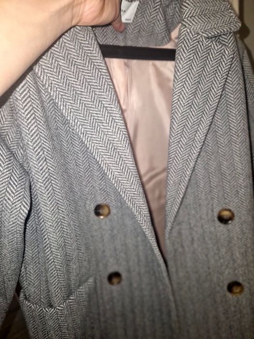 Детско сиво палто