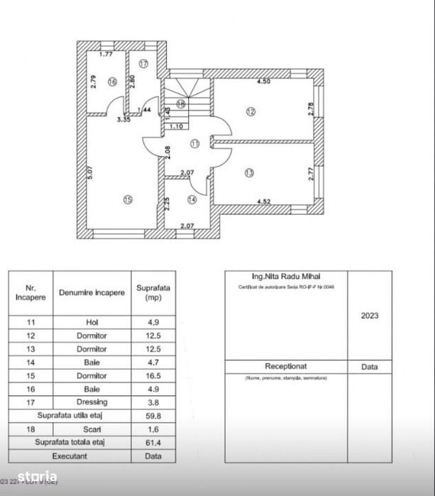 Casa individuala in Domnesti 4 camere,3 bai,153 mp utili, 400 mp teren