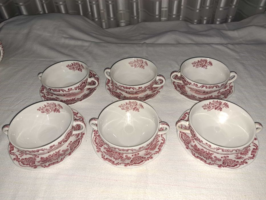 set cesti portelan englezesc Royal Homes of Britain 6 persoane