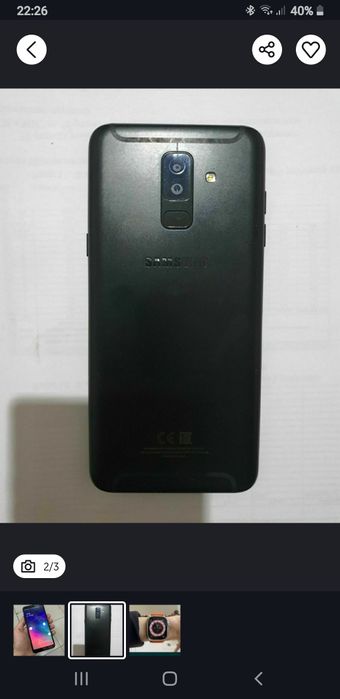 Samsung a6+ 32 ga 3 gb