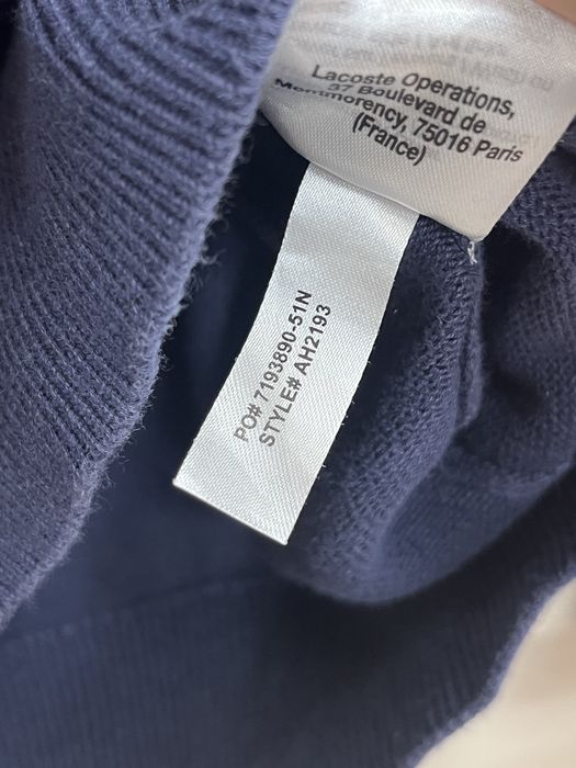 Джемпер lacoste оригинал