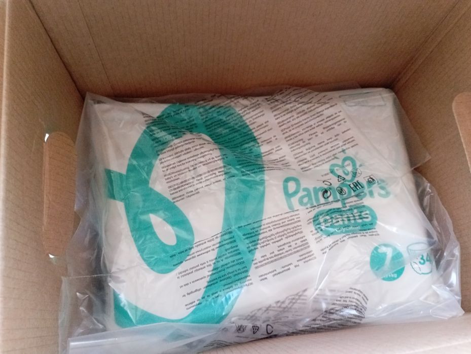 Трусики памперс pampers 7