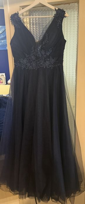 Официална синя рокля