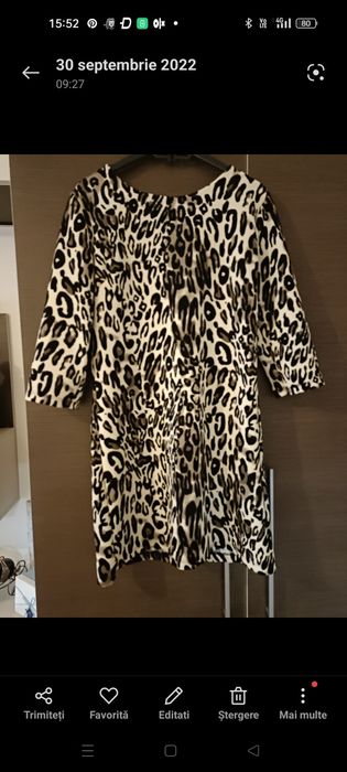 Vând rochie imprimeu leopard