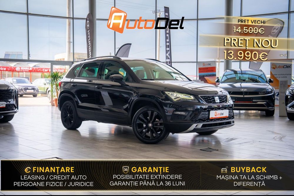 Seat Ateca 1.6TDI DSG / LED / Cameră retur / Climatronic / ACC / Digital Cockpit