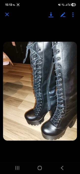 Ботуши чизми 37н