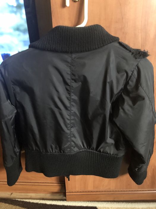 Пухено късо яке за момиче