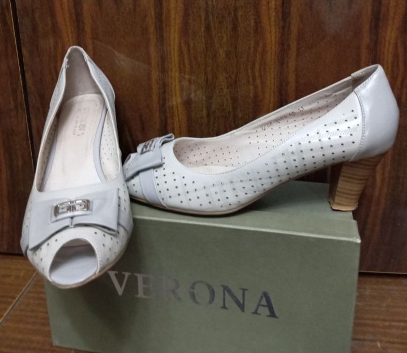 Туфли женские кожаные