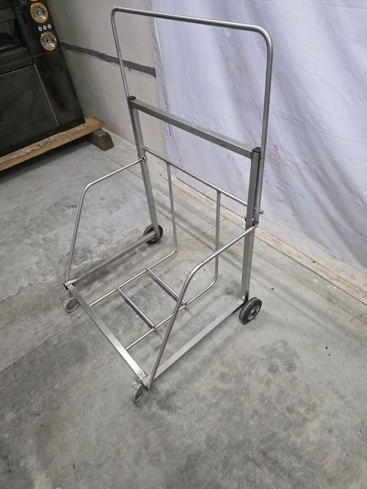 Немска хлебарска транспортна количка от неръждаема стомана