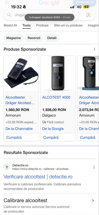Dragr alcool test 4000