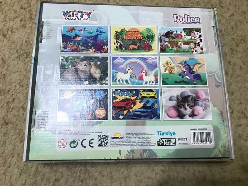 Puzzle politie copii