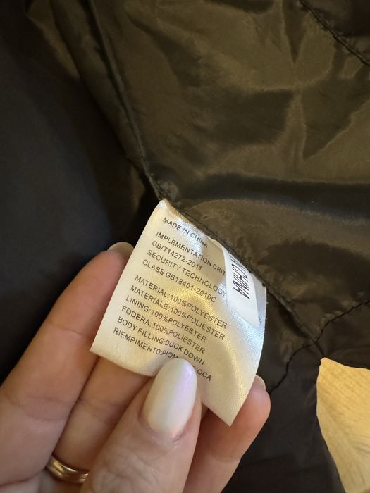 Geaca din puf cu blana naturala