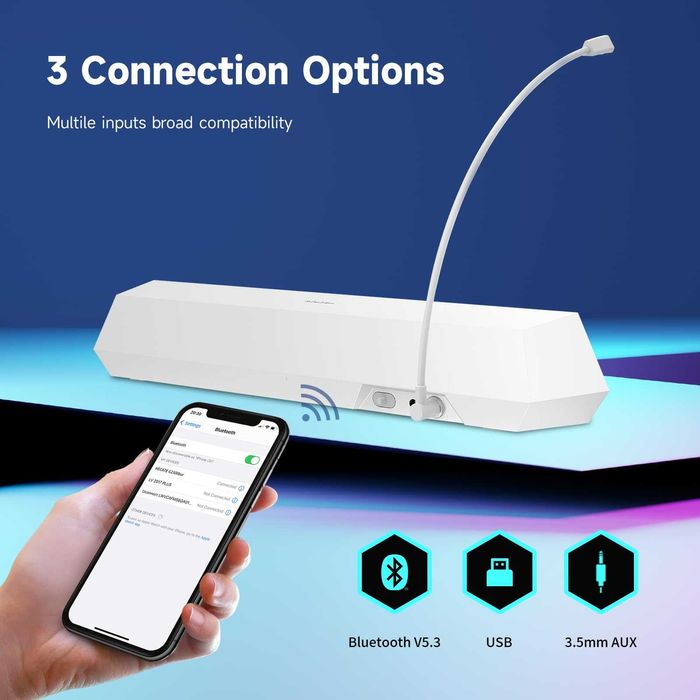 продам новинку Edifier G1500 BAR/Bluetooth 5.3/AUX/USB/5 ватт/RGB-под.