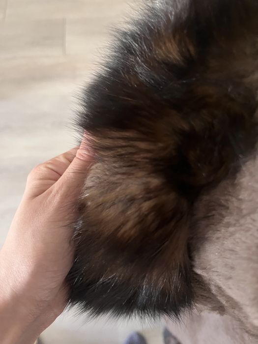 Парка из натурального меха