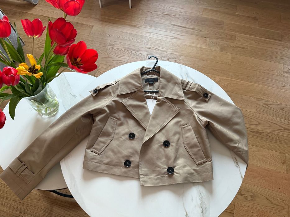 Zara Къс Тренчкот XS - чисто ново яке