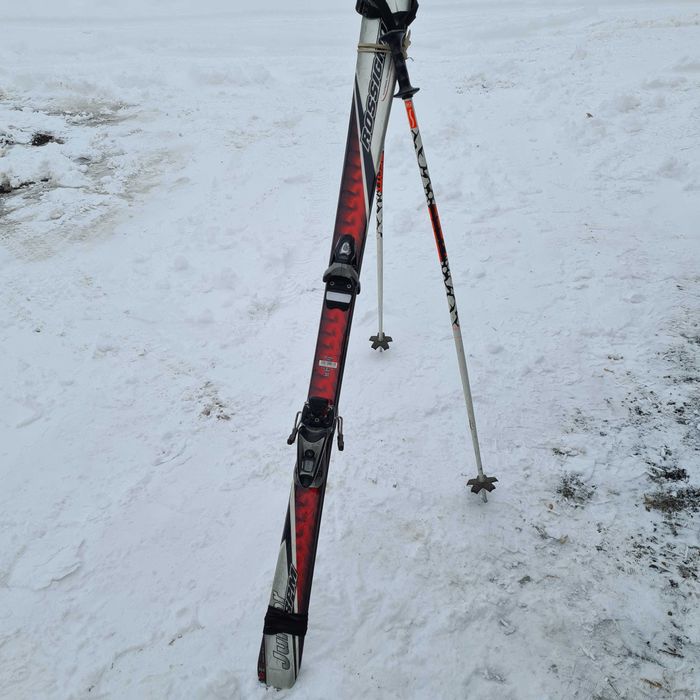 Лыжи горные с ботинками