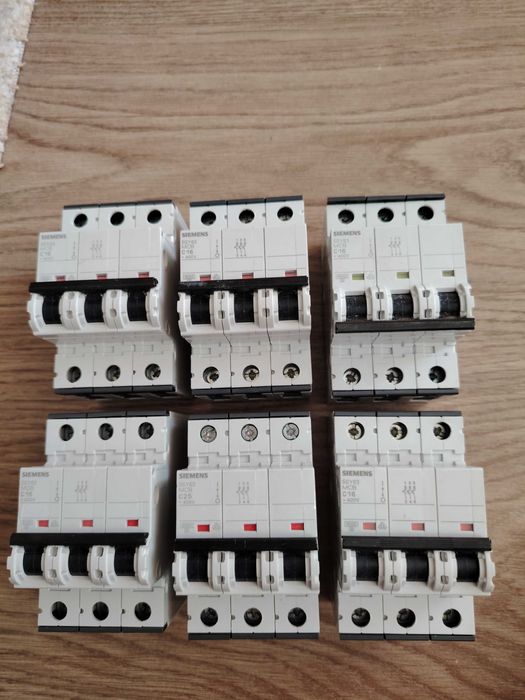 Siguranta Automata Tripolara SIEMENS 16A 3 POLI , 400 V , AC,  curba C