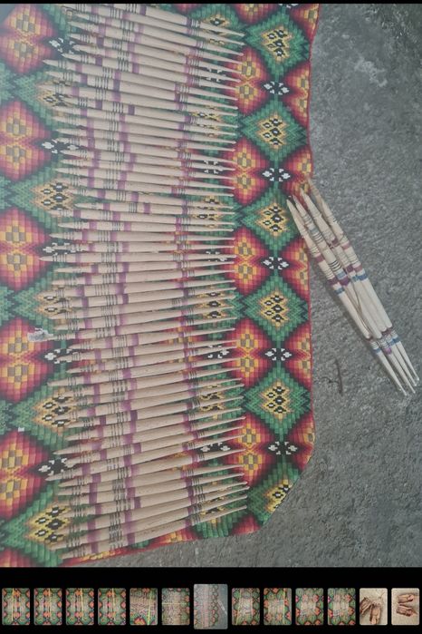 Дървени антикварни вретена