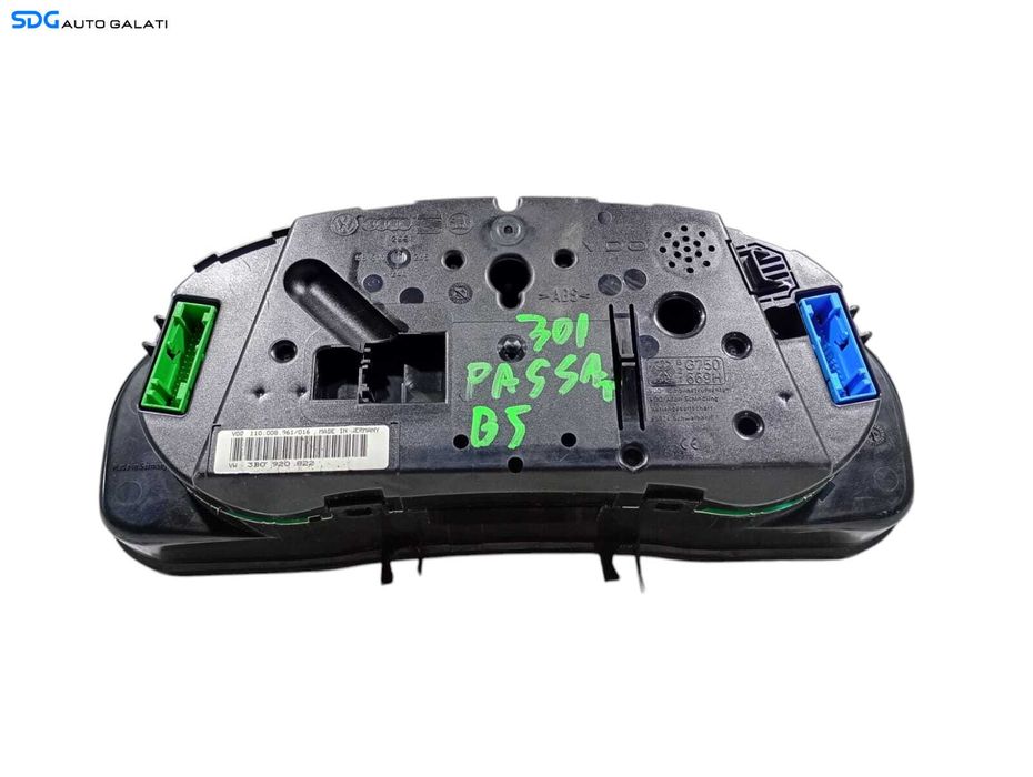 Ceas Ceasuri Cluster Instrumente Bord Volkswagen Passat B5 1.8 Benzina 1997 - 2001 Cod 3B0920822 [LC0608] [LC0610]