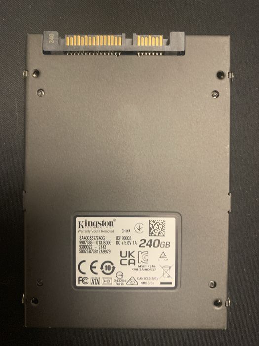 Продам SSD Kingston 480/240 gb
