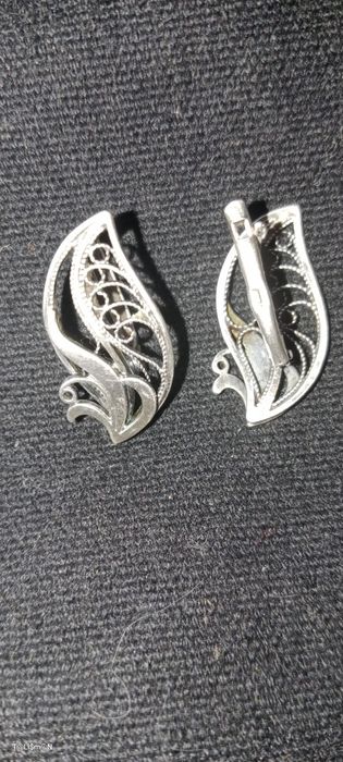 Серебряные серьги