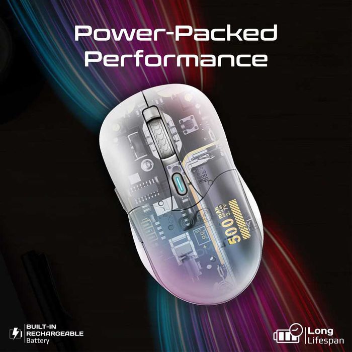 Mouse Wireless Bluetooth Promate Samo Dual Mode 1600 dpi alb white garantie nou sigilat