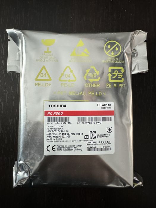 Hard Toshiba PC P300