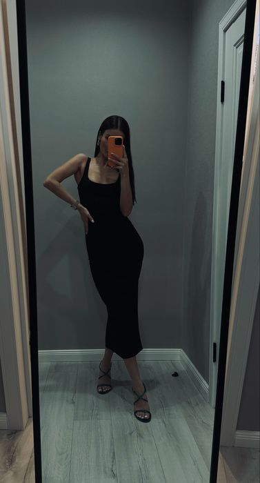 Платье Zara до щиколотки