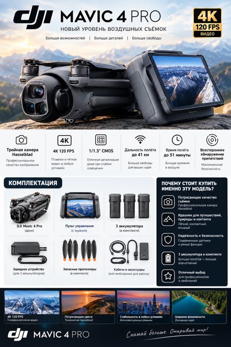 Дрон DJI Mavic 4 Pro