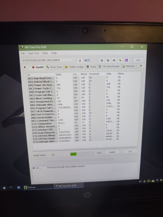 SSD Micron 256GB M.2 SATA 2280  - 99% viata – Testat