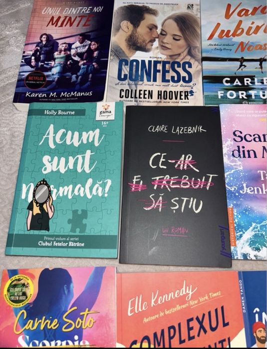 Carti pentru adolescenti(pretul difera la fiecare carte)
