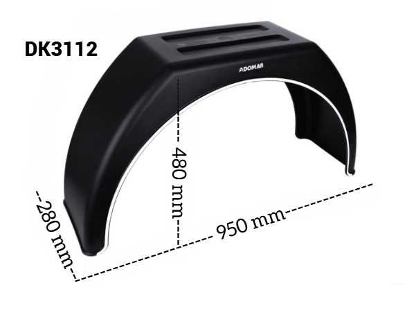 Калник за бус, камион, ремарке 87см / 95см DOMAR - различни размери