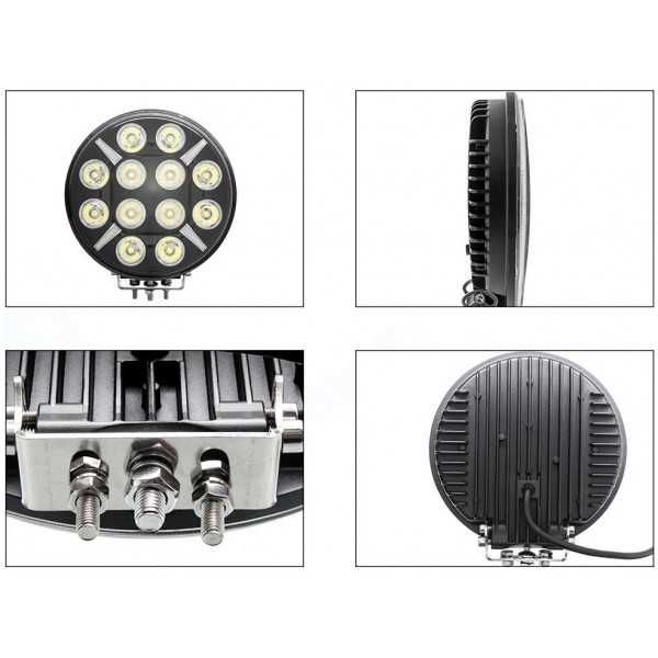 LED Халоген 9 инча Ø 218 мм / Работна лампа с дневна светлина 12 / 24V