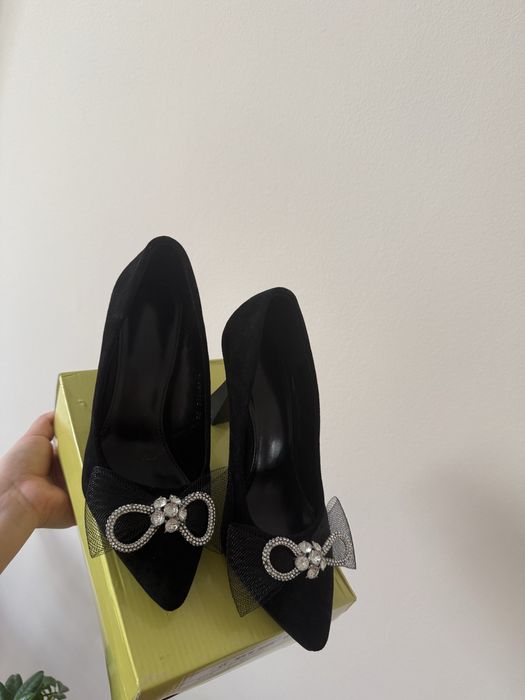 Черный туфли женские