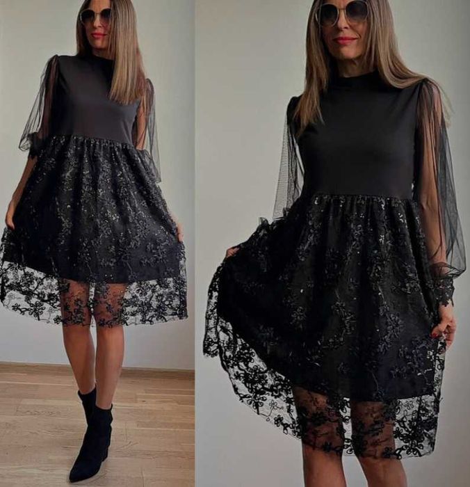 Дамска стилна рокля