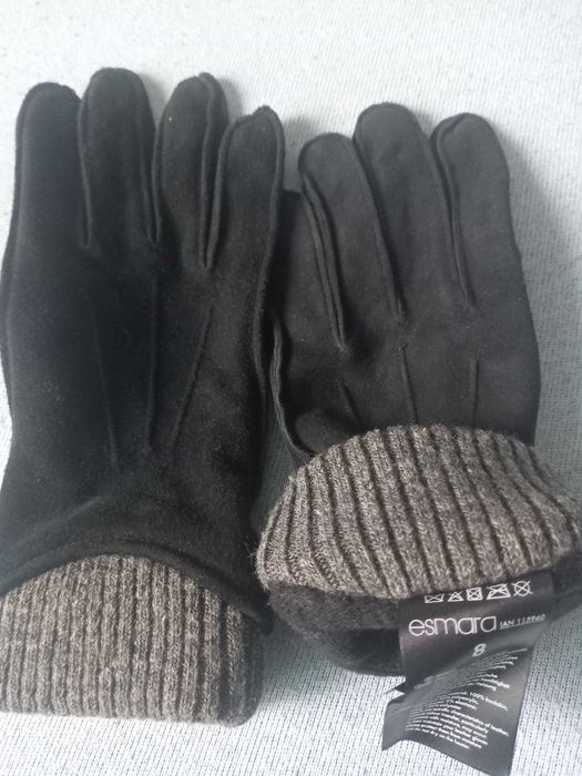 mănuși dama de piele intoarsă esmara